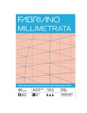 Blocco carta millimetrata A3 80gr 10fg Fabriano 19100664