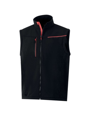 Softshell 2in1 Soccia tg L nero/rosso Deltaplus SOCCINOGT DELTAPLUS GIACCHE-GILET-GIUBBINI