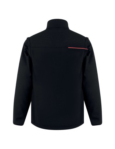 Softshell 2in1 Soccia tg XL nero/rosso Deltaplus SOCCINOXG DELTAPLUS GIACCHE-GILET-GIUBBINI