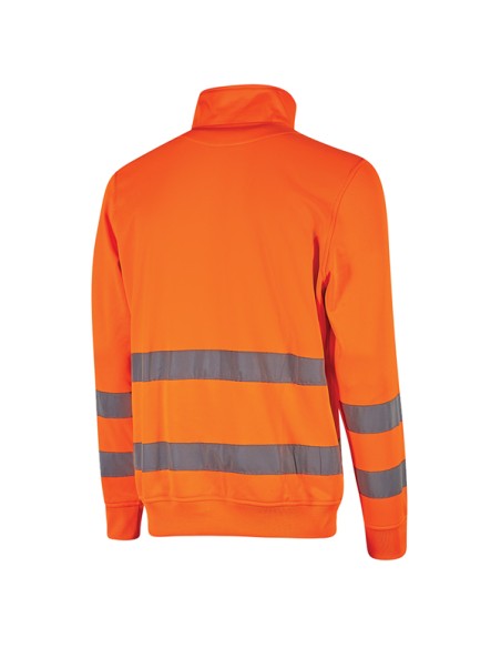 Felpa alta visibilitA' Felis mezza zip tg L arancio fluo U-Power WHL319OF-L U-Power ALTA VISIBILITA'