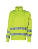 Felpa alta visibilitA' Felis mezza zip tg L giallo fluo U-Power WHL319YF-L