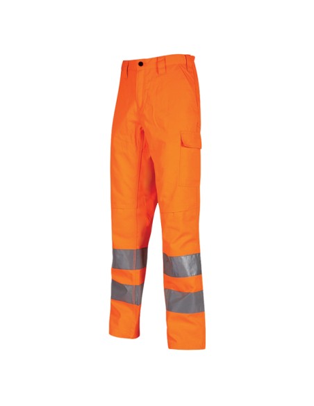 Pantaloni alta visibilitA' Vega tg XL arancio fluo U-Power WHL304OF-XL U-Power ALTA VISIBILITA'