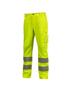 Pantaloni alta visibilitA' Vega tg L giallo fluo U-Power WHL304YF-L U-Power ALTA VISIBILITA'