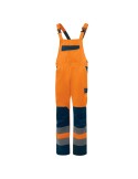 Salopette alta visibilitA' M1SA2HV tg L arancio fluo Deltaplus M1SA2HVORGT