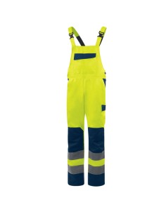 Salopette alta visibilitA' M1SA2HV tg XL giallo fluo Deltaplus M1SA2HVJAXG DELTAPLUS ALTA VISIBILITA'