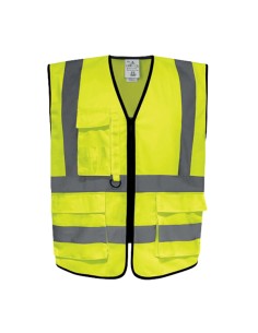 Gilet alta visibilitA' GILPOCK tg L giallo fluo Deltaplus GILPOCKJAGT DELTAPLUS ALTA VISIBILITA'