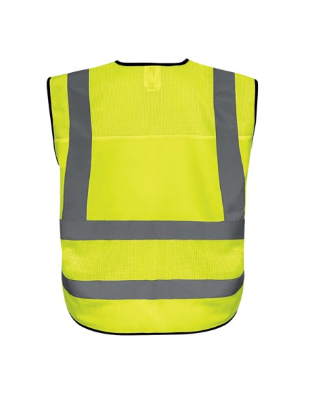 Gilet alta visibilitA' GILPOCK tg L giallo fluo Deltaplus GILPOCKJAGT DELTAPLUS ALTA VISIBILITA'
