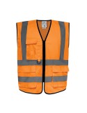 Gilet alta visibilitA' GILPOCK tg XXL arancio fluo Deltaplus GILPOCORXX