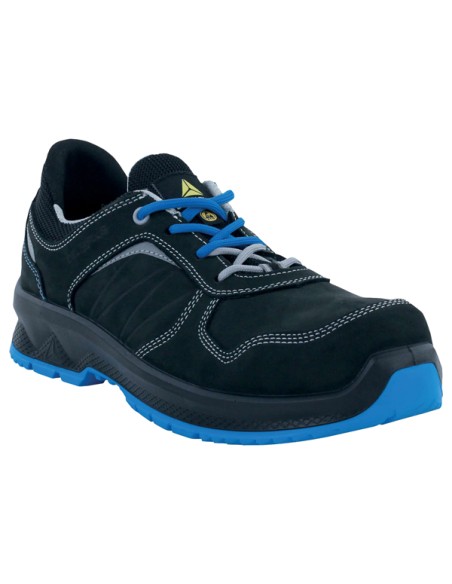Calzatura di sicurezza Rossi S3S SR N 39 nero/blu Deltaplus ROSSIS3SNO39 DELTAPLUS CALZATURE DA LAVORO