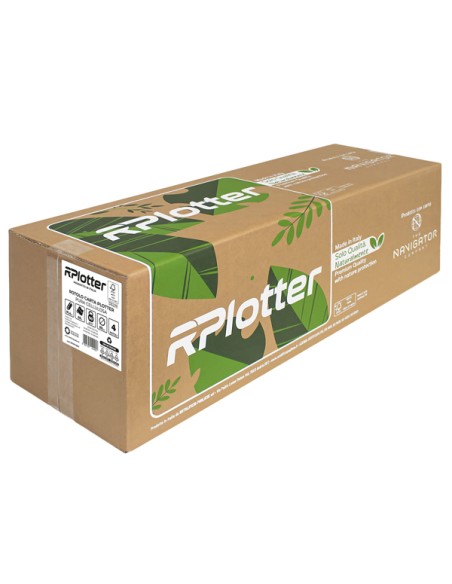 Carta plotter inkjet e laser bianco 914mm x 50mt 90gr in carta Navigator Company RP91P49NV RPlotter BIANCA