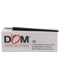 Set 36pz pennino + manico portapennini nero DOM 13376