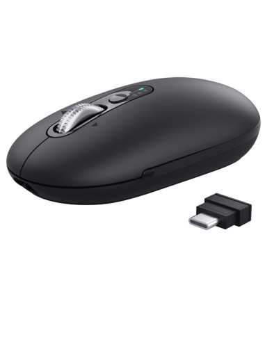 Mouse Sottile multi -wireless e hyperscroll Seron Nero-Trust 26018 TRUST TASTIERE E MOUSE