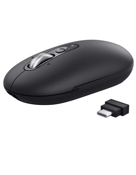 Mouse Sottile multi -wireless e hyperscroll Seron Nero-Trust 26018 TRUST TASTIERE E MOUSE