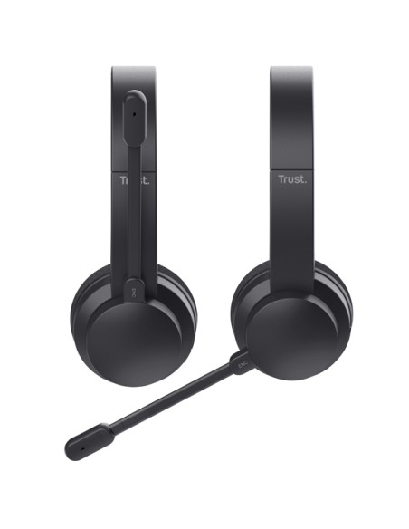 Cuffie professionali ECO wireless con riduzione del rumore ENC_Trust 25463 TRUST ALTOPARLANTI-MICROFONI-CUFFIE
