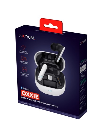 Auricolari wireless ENC doppio collegamento USB C e BT OXXIE-Trust 25478 TRUST ALTOPARLANTI-MICROFONI-CUFFIE