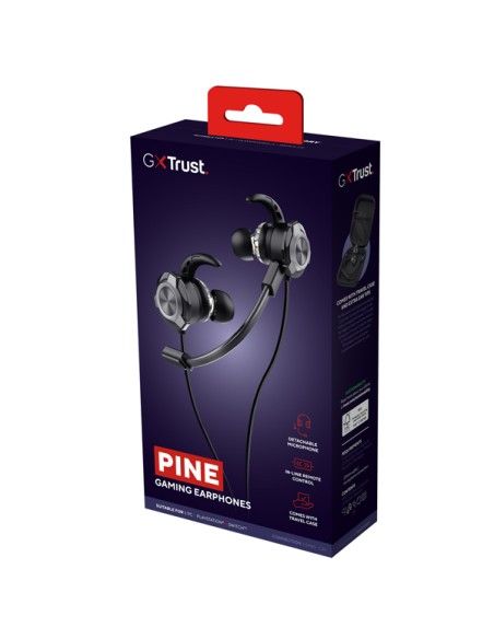 Auricolari multipiattaforma con doppio microfono staccabile Pine-Trust 25598 TRUST ALTOPARLANTI-MICROFONI-CUFFIE