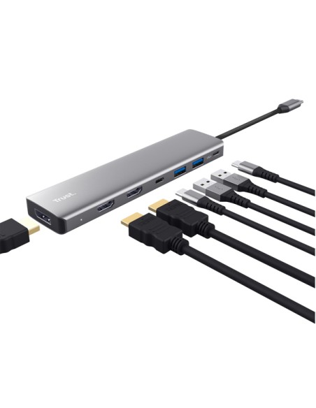 Adattatore multiporta 7-in-1 - Dalyx_Trust 25661 TRUST CAVI E ADATTTORI