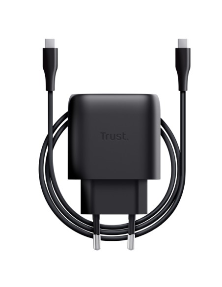 Caricatore 45W GaN USB-C - MAXO Nero_Trust 25521 TRUST POWERBANK E CARICATORI