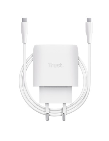 Caricatore 45W GaN USB-C - Bianco  MAXO_Trust 25522