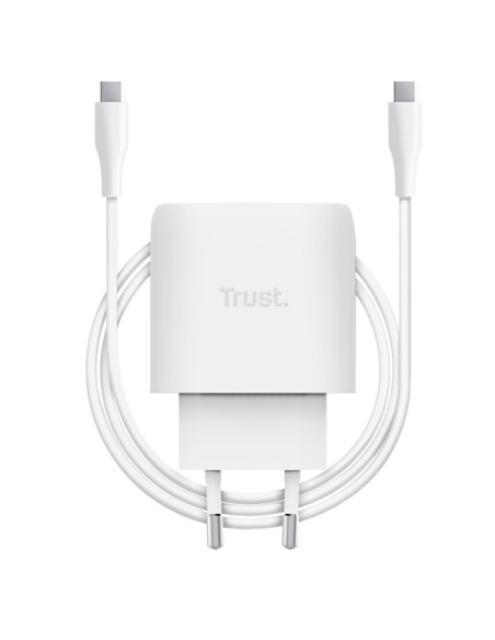 Caricatore 45W GaN USB-C - Bianco  MAXO_Trust 25522