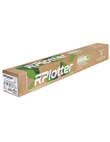 Carta plotter inkjet e laser bianco 610mm x 50mt 80gr in carta Navigator Company RP61P18NV RPlotter BIANCA