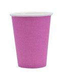 25 bicchieri 250cc Ecocolor biodegradabile fucsia Big Party 74087