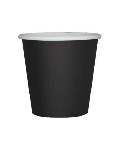25 bicchieri 80cc Ecocolor biodegradabile nero Big Party 74257