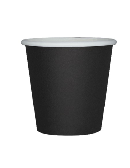 25 bicchieri 80cc Ecocolor biodegradabile nero Big Party 74257