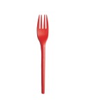 20 forchette monouso Ecocolor in CPLA 16cm rosso Big Party 76387