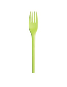 20 forchette monouso Ecocolor in CPLA 16cm verde mela Big Party 76388