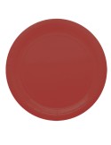 25 piatti piani Ø24cm Ecocolor biodegradabile rosso intenso Big Party 75888