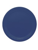 25 piatti piani Ø24cm Ecocolor biodegradabile blu notte Big Party 75894