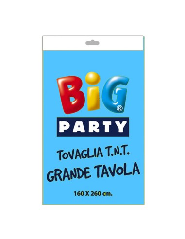 Tovaglia TNT 160x260cm turchese Big Party 14662