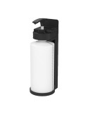 Dispenser cortesia murale Nenya ricaricabile 300ml bianco/nero Medial Internatio 110545