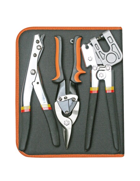 Kit con 3 attrezzi per cartongessoe 10 inserti per viti Fischer Darex 0198881
