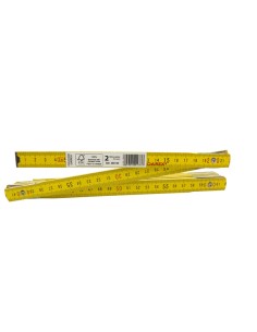Metro pieghevole in legno 2m Fischer Darex 198125 FISCHER DAREX FLESSOMETRI E MISURATORI