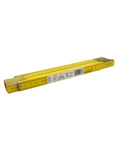 Metro pieghevole in legno 2m Fischer Darex 198125 FISCHER DAREX FLESSOMETRI E MISURATORI 2