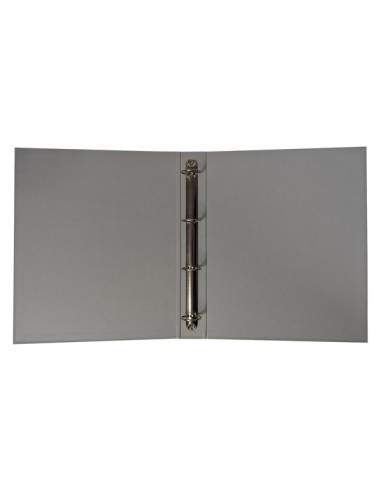 Raccoglitore a 4 anelli 30mm A4 grigio CHIARO BM 0123582