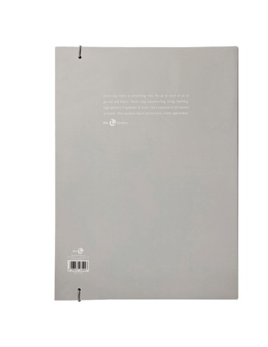 Cartellina 3 lembi con elastico dorso 1 cm, f.to A4 grigio chiaro BM 0123594 BM CARTELLE CON ELASTICO