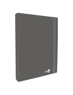 Cartella progetto con elastico dorso 3 cm, grigio scuro BM 0123603