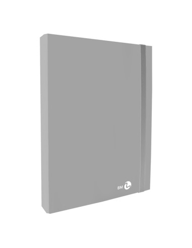 Cartella progetto con elastico dorso 3 cm, grigio chiaro BM 0123600