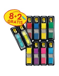 Value pack 8 Segnapagina Post-it Index piccolo +  2 Index Freccia colori assorti 7100240686