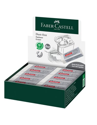 Gomma Dust Free vinile per matite grafite e colorate Faber-Castell 187120