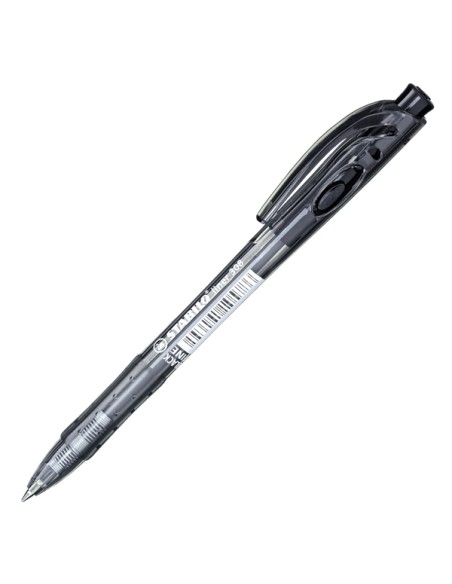 Penna a sfera a scatto Liner 308 0.7mm nero Stabilo 308H/1-46 STABILO A SCATTO