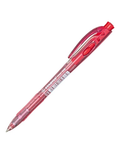 Penna a sfera a scatto Liner 308 0.7mm rosso Stabilo 308H/1-40