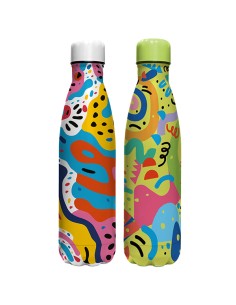 Borraccia termica Look 500ml fantasie in rilievo 4D Blasetti 8791 BLASETTI BORRACCE E LUNCH BOX