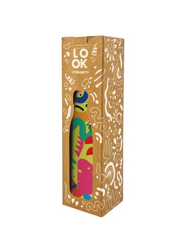 Borraccia termica Look 500ml fantasie in rilievo 4D Blasetti 8791 BLASETTI BORRACCE E LUNCH BOX