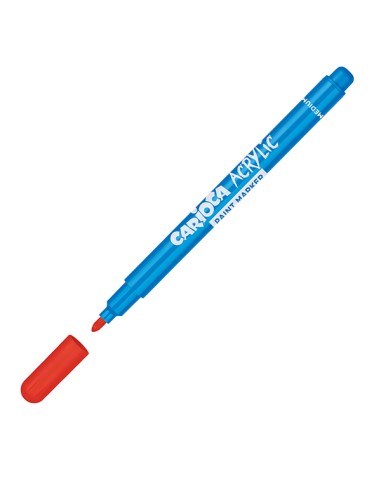 Astuccio 12 Paint Marker acrilico punta media colori assortiti Carioca 45294 CARIOCA PENNARELLI