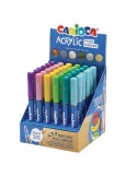 Astuccio 36 Paint Marker acrilico punta pennello colori fancy assortiti Carioca 41401