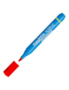 Box 8 Paint Marker acrilico punta maxi rosso Carioca 45296/03 CARIOCA PENNARELLI 2
